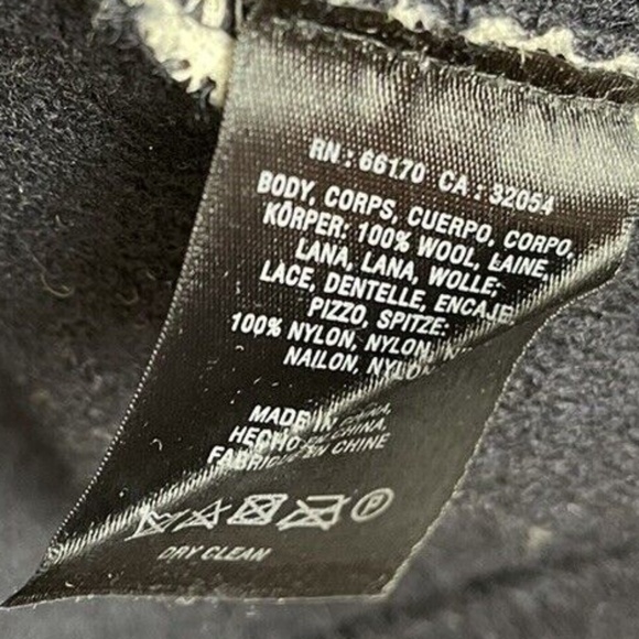 Anthropologie Angel of the North Woman M Soft Lightweight Wool Coat Navy Blue - Picture 8 of 11